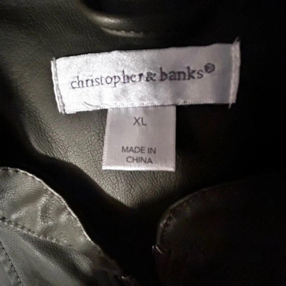 Woman’s cute leather jacket size  XL - Picture 6 of 8